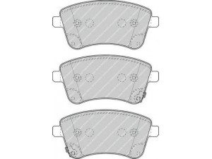 FERODO FDB4339 stabdžių trinkelių rinkinys, diskinis stabdys 
 Techninės priežiūros dalys -> Papildomas remontas
581011PA00