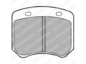 DELPHI LP44 stabdžių trinkelių rinkinys, diskinis stabdys 
 Techninės priežiūros dalys -> Papildomas remontas
655975061, 90 393 507, GBP103, GBP90103