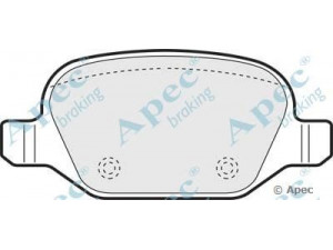 APEC braking PAD1309 stabdžių trinkelių rinkinys, diskinis stabdys 
 Techninės priežiūros dalys -> Papildomas remontas
77362275, 9949332, 77362275, 77362275
