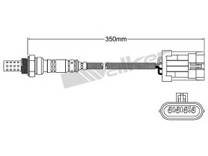 WALKER PRODUCTS 250-24973 lambda jutiklis 
 Variklis -> Variklio elektra
96396530, 96396530