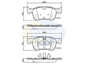 COMLINE CBP02246 stabdžių trinkelių rinkinys, diskinis stabdys 
 Techninės priežiūros dalys -> Papildomas remontas
1609898380