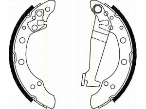 TRISCAN 8100 29345 stabdžių trinkelių komplektas 
 Techninės priežiūros dalys -> Papildomas remontas
321 698 545, 331 609 525, 331 609 526