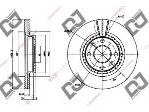DJ PARTS BD1188 stabdžių diskas 
 Stabdžių sistema -> Diskinis stabdys -> Stabdžių diskas
7700780892, 7700813549, 7700842131