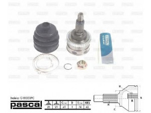 PASCAL G18030PC jungčių komplektas, kardaninis velenas 
 Ratų pavara -> Sujungimai/komplektas
44101-54G50, 44101-55G00, 44102-54G50