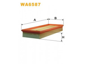 WIX FILTERS WA6587 oro filtras 
 Techninės priežiūros dalys -> Techninės priežiūros intervalai
1120940004, 1120940604, 2730940204