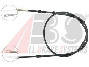A.B.S. K14707 trosas, stovėjimo stabdys 
 Stabdžių sistema -> Valdymo svirtys/trosai
163 420 07 85