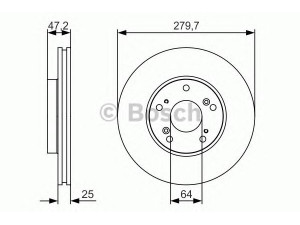 BOSCH 0 986 479 S82 stabdžių diskas 
 Dviratė transporto priemonės -> Stabdžių sistema -> Stabdžių diskai / priedai
45251-SEA-E00