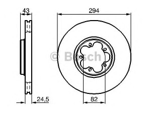 BOSCH 0 986 478 303 stabdžių diskas 
 Dviratė transporto priemonės -> Stabdžių sistema -> Stabdžių diskai / priedai
4041428, YC1W 1125 BA