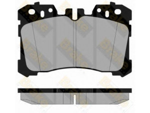 Brake ENGINEERING PA1852 stabdžių trinkelių rinkinys, diskinis stabdys 
 Techninės priežiūros dalys -> Papildomas remontas
044650W110, 0446550260