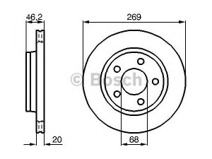 BOSCH 0 986 478 316 stabdžių diskas 
 Dviratė transporto priemonės -> Stabdžių sistema -> Stabdžių diskai / priedai
447 615 601 B, 447 615 601 A, 447 615 601 B