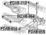 FEBEST FDAB-014 valdymo svirties/išilginių svirčių įvorė
1202267, 1202268, C2S49748