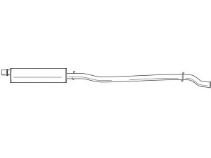 AKS DASIS SG46400 vidurinis duslintuvas