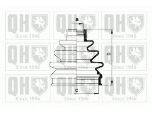 QUINTON HAZELL QJB752 gofruotoji membrana, kardaninis velenas 
 Ratų pavara -> Gofruotoji membrana
GS01-22-530, GS0122530A, MB 837 332