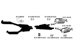 EBERSPÄCHER 212239 išmetimo sistema 
 Išmetimo sistema -> Išmetimo sistema, visa