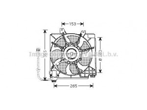AVA QUALITY COOLING CR7511 ventiliatorius, radiatoriaus 
 Aušinimo sistema -> Oro aušinimas
1874458, 4762345, 4882798, 1874458