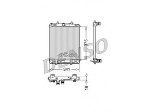 DENSO DRM21601 radiatorius, variklio aušinimas 
 Aušinimo sistema -> Radiatorius/alyvos aušintuvas -> Radiatorius/dalys
1330P2, 16400YV020, 9650229680