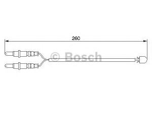 BOSCH 1 987 474 975 įspėjimo kontaktas, stabdžių trinkelių susidėvėjimas 
 Stabdžių sistema -> Susidėvėjimo indikatorius, stabdžių trinkelės
6526 47