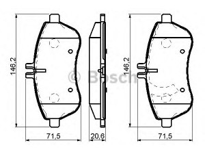 BOSCH 0 986 494 161 stabdžių trinkelių rinkinys, diskinis stabdys 
 Techninės priežiūros dalys -> Papildomas remontas
005 420 08 20, 005 420 09 20, 005 420 12 20