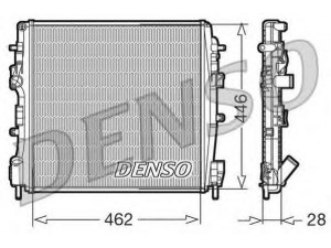 DENSO DRM23018 radiatorius, variklio aušinimas 
 Aušinimo sistema -> Radiatorius/alyvos aušintuvas -> Radiatorius/dalys
8200072712, 8200240818