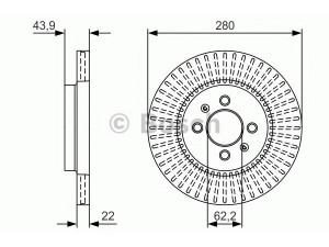 BOSCH 0 986 479 U89 stabdžių diskas 
 Stabdžių sistema -> Diskinis stabdys -> Stabdžių diskas
51712 1W050