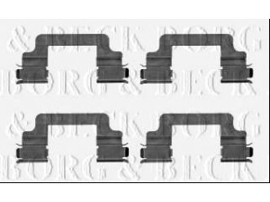 BORG & BECK BBK1412 priedų komplektas, diskinių stabdžių trinkelės 
 Stabdžių sistema -> Diskinis stabdys -> Stabdžių dalys/priedai