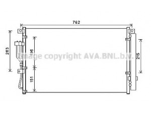 AVA QUALITY COOLING HY5345 kondensatorius, oro kondicionierius