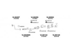 VENEPORTE 900127 išmetimo sistema 
 Išmetimo sistema -> Išmetimo sistema, visa
