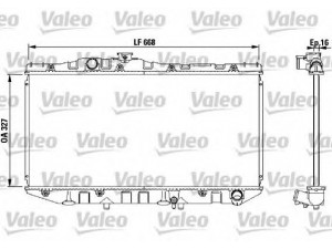 VALEO 731098 radiatorius, variklio aušinimas 
 Aušinimo sistema -> Radiatorius/alyvos aušintuvas -> Radiatorius/dalys
16400-74120, 1640074120