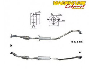MAGNAFLOW 78022D katalizatoriaus keitiklis 
 Išmetimo sistema -> Katalizatoriaus keitiklis
174100G090