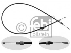 FEBI BILSTEIN 26468 trosas, stovėjimo stabdys 
 Stabdžių sistema -> Valdymo svirtys/trosai
163 420 02 85