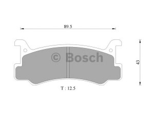 BOSCH 0 986 AB9 007 stabdžių trinkelių rinkinys, diskinis stabdys 
 Techninės priežiūros dalys -> Papildomas remontas
04492 87201 000, 04492 87202 000