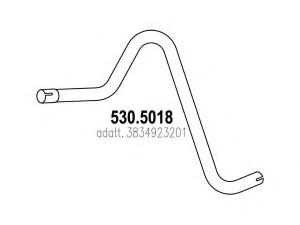 ASSO 530.5018 išleidimo kolektorius
3834923201