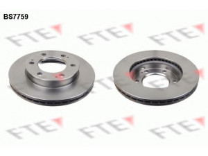 FTE BS7759 stabdžių diskas 
 Stabdžių sistema -> Diskinis stabdys -> Stabdžių diskas
4144108130