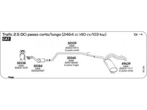 AKS DASIS SGRE254 išmetimo sistema