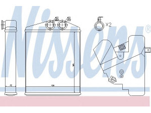NISSENS 73377 šilumokaitis, salono šildymas 
 Šildymas / vėdinimas -> Šilumokaitis
1618 260, 77363732, 93171801, 93171816