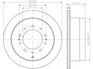 HELLA PAGID 8DD 355 115-061 stabdžių diskas 
 Stabdžių sistema -> Diskinis stabdys -> Stabdžių diskas
4243160220, 4243160221, 4243160280