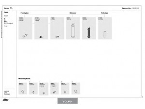 DINEX 180101015 išmetimo sistema 
 Išmetimo sistema -> Išmetimo sistema, visa