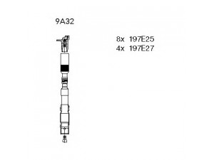 BREMI 9A32 uždegimo laido komplektas 
 Kibirkšties / kaitinamasis uždegimas -> Uždegimo laidai/jungtys