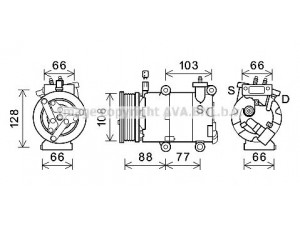 AVA QUALITY COOLING FDK585 kompresorius, oro kondicionierius 
 Oro kondicionavimas -> Kompresorius/dalys
1742258, 1779739, BV6N19D629AC