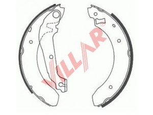 VILLAR 629.0535 stabdžių trinkelių komplektas 
 Techninės priežiūros dalys -> Papildomas remontas
5015665, 5020409, 5020552, 6162658