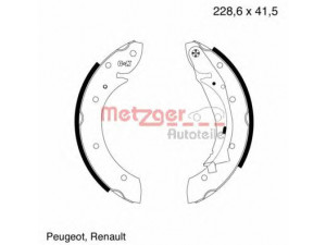 METZGER MG 634 stabdžių trinkelių komplektas 
 Techninės priežiūros dalys -> Papildomas remontas
4241.H6, 6025 370 305
