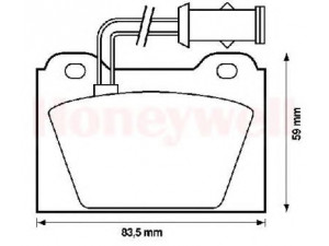 BENDIX 571531B stabdžių trinkelių rinkinys, diskinis stabdys 
 Techninės priežiūros dalys -> Papildomas remontas
GBP259, GBP90259, GBP259, GBP90259
