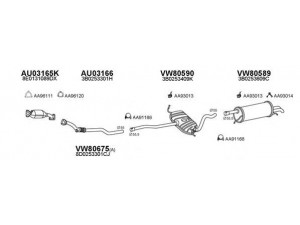 VENEPORTE 800411 išmetimo sistema 
 Išmetimo sistema -> Išmetimo sistema, visa