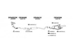VENEPORTE 400062 išmetimo sistema 
 Išmetimo sistema -> Išmetimo sistema, visa