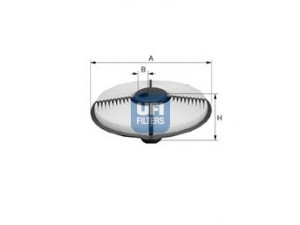 UFI 27.197.00 oro filtras 
 Filtrai -> Oro filtras
17801-87717