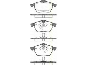 TRISCAN 8110 24002 stabdžių trinkelių rinkinys, diskinis stabdys 
 Techninės priežiūros dalys -> Papildomas remontas
1605036, 1605654, 1605912, 1605966