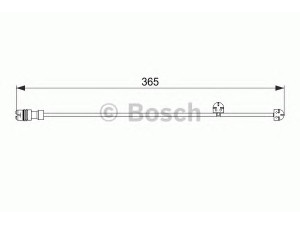 BOSCH 1 987 474 570 įspėjimo kontaktas, stabdžių trinkelių susidėvėjimas 
 Stabdžių sistema -> Susidėvėjimo indikatorius, stabdžių trinkelės
997 612 769 00