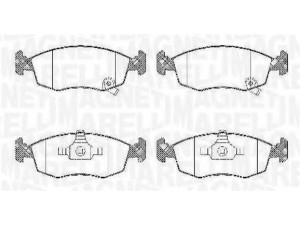 MAGNETI MARELLI 363916060428 stabdžių trinkelių rinkinys, diskinis stabdys 
 Techninės priežiūros dalys -> Papildomas remontas
68102483AA, 77365927, 77365945