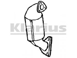 KLARIUS 322471 katalizatoriaus keitiklis 
 Išmetimo sistema -> Katalizatoriaus keitiklis
8200100048, 8200888365