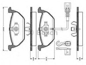 BOSCH 0 986 TB2 756 stabdžių trinkelių rinkinys, diskinis stabdys 
 Techninės priežiūros dalys -> Papildomas remontas
1J0 698 151 D, 1J0 698 151 D, 1J0 698 151 D